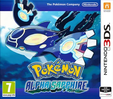 Pokemon Alpha Sapphire (Korea) (En,Ja,Fr,De,Es,It,Ko) (Rev 2) box cover front
